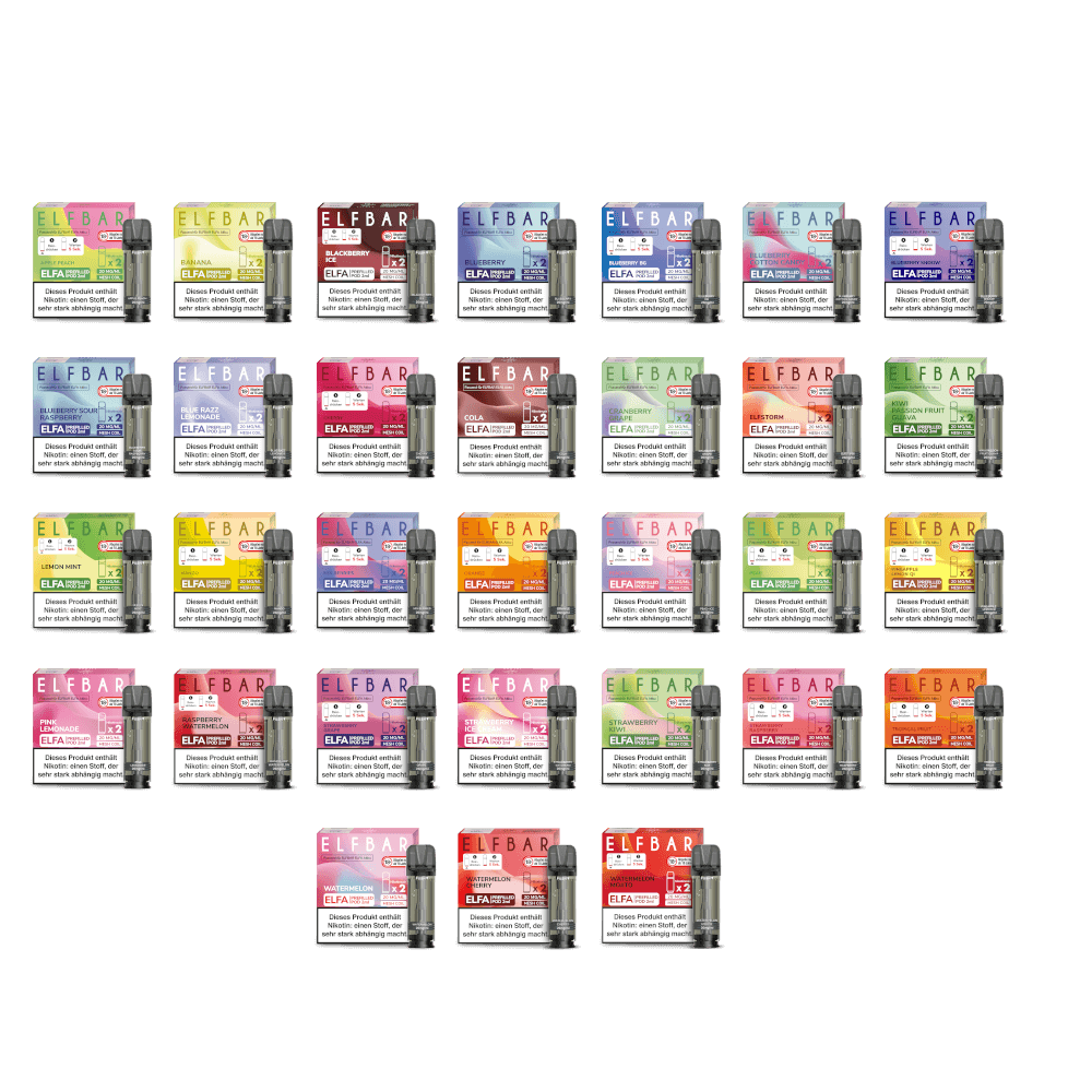 ELFA Pre Filled PODS - verschiedene Sorten