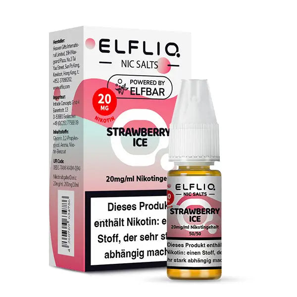 Elf Bar - Elfliq Strawberry Ice nikotinsalz liquid